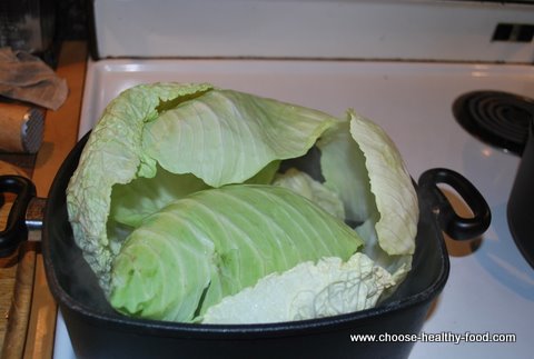 cabbage rolls recipe-grating onions with Borner slicer