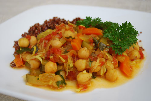 Moroccan chick pea stew recipe