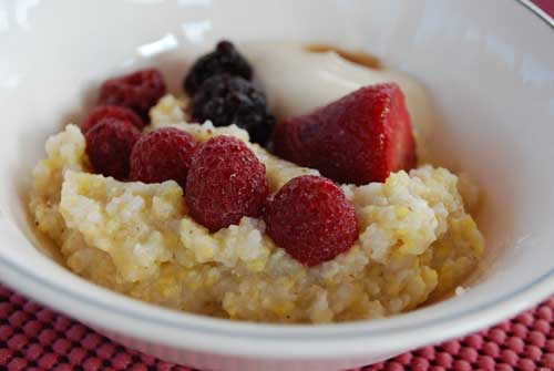 healthy breakfast food hot cereal