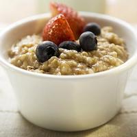 Healthy breakfast - oatmeal