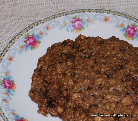 healthy oatmeal cookie