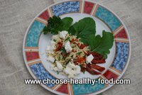 orzo salad with sun-dried tomatoes