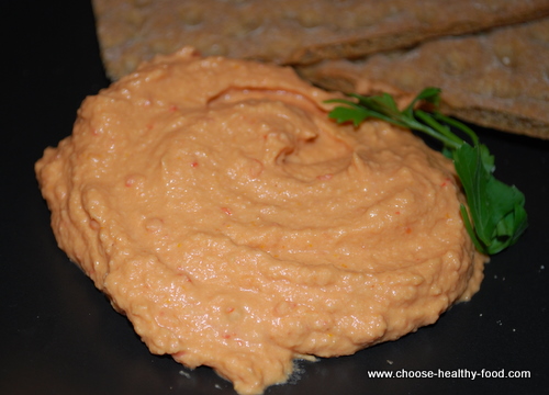 low fat red pepper hummus recipe