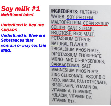 soy milk  nutrition