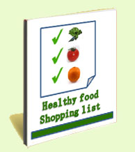 healthy shopping list