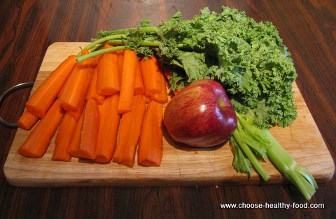 Kale Juice Recipe - ingredients