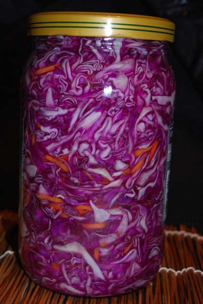 pickled red cabbage