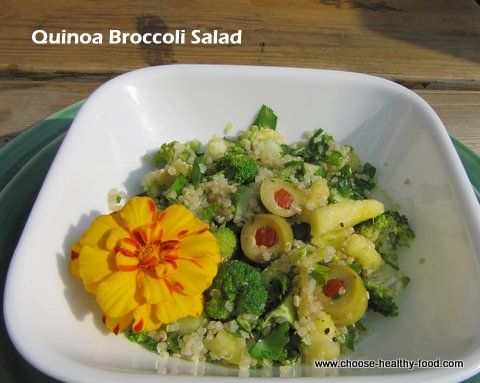 Quinoa broccoli salad