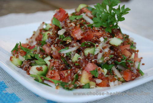 quinoa tabouli (tabbouleh) salad