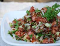 quinoa tabouli (tabbouleh) salad