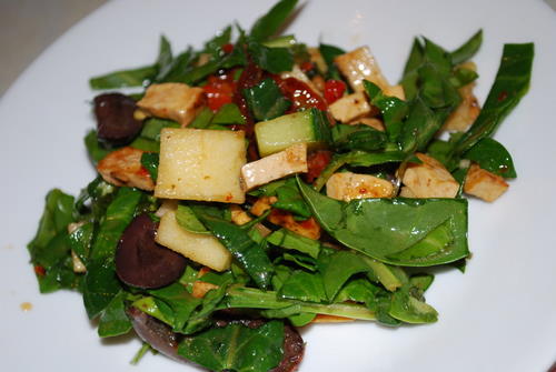 spinach apple salad recipe